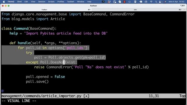 How to Create a Custom Django Command смотреть онлайн