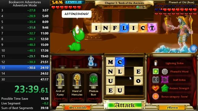 Adventure in 46:39 - Bookworm Adventures (Speedrun) смотреть онлайн