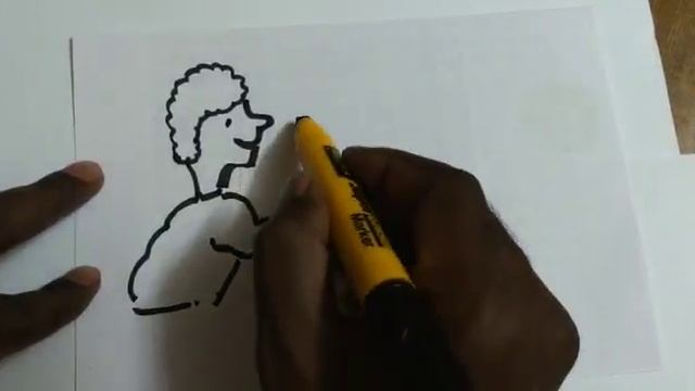 How to draw action word write ? drawing, sketch, art lessons, quick draw lessons for kids смотреть онлайн