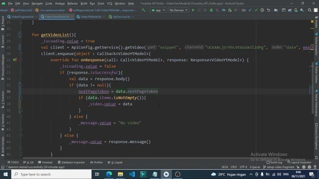 5 - Getting Started YouTube API Android Kotlin: Setup Infinite Scroll RecyclerView смотреть онлайн