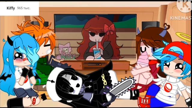 ??FNF react to the video NuSky vs Bf (animation)?? смотреть онлайн