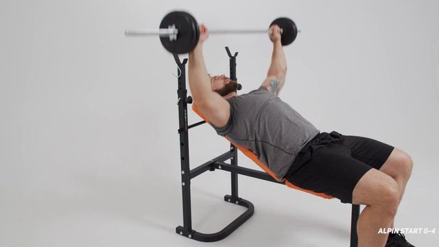 Обзор скамья спортивная под штангу Alpin Start G 4 смотреть онлайн