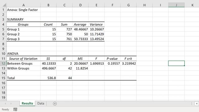 How To Perform A One-Way ANOVA Test In Excel смотреть онлайн