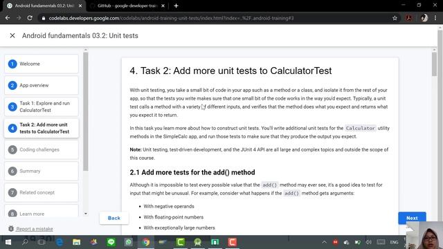 Android Lesson 3 : Testing, Debugging and Using Support Libraries from Codelabs Android Developer смотреть онлайн