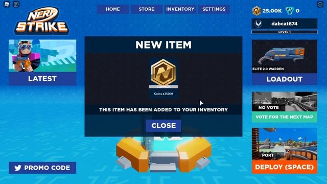 Roblox NERF Strike all PROMO CODES! смотреть онлайн