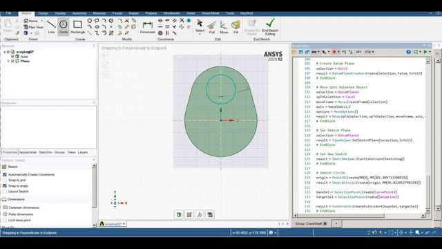 Построение параметрической модели колена вала в SpaceClaim смотреть онлайн