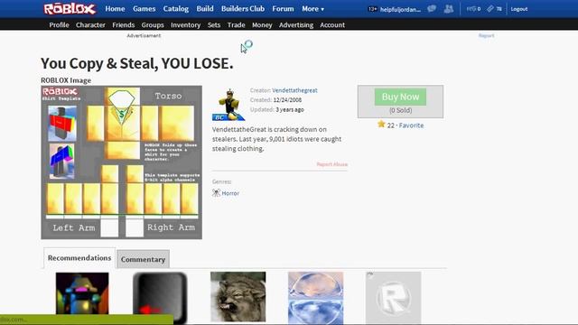 How To Copy Shirts On ROBLOX 2014 (BC Needed) смотреть онлайн