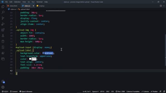 Preview Image Before Upload using HTML CSS & JavaScript смотреть онлайн