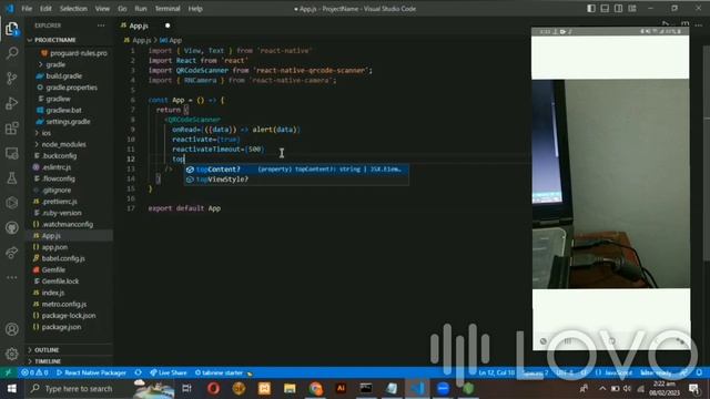 Qr code scanner in react native смотреть онлайн