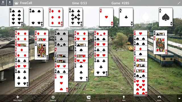 FreeCell Game #285 SOLVED Microsoft Solitaire Collection смотреть онлайн
