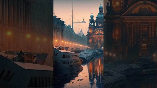 Нейросеть нарисовала Москву и Санкт-Петербург в 2100 году смотреть онлайн