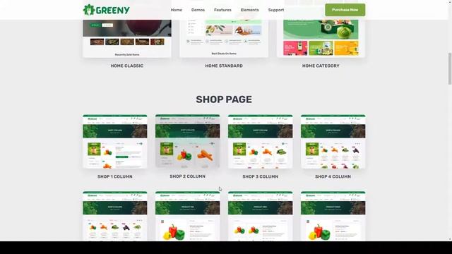 Greeny - eCommerce HTML Template 15 vegetables смотреть онлайн