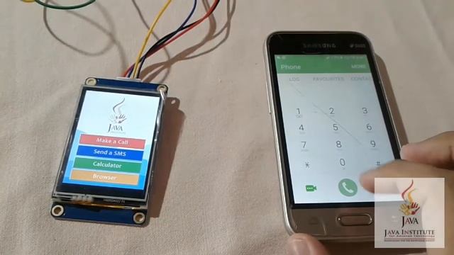GSM Mobile Phone Development | Answer to Call | Java Institute. смотреть онлайн