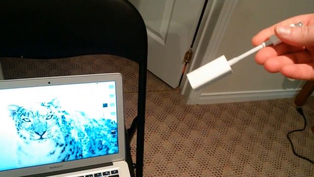 How To Connect Macbook Air To Ethernet With Thunderbolt Adapter