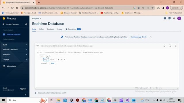 SIFIRDAN BİR OYUN YAPMA (ANDROİD-İOS-WİNDOWS) - UNİTY DERS 8 (FIREBASE REALTIME DATABASE-MESSAGING смотреть онлайн