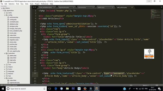 CodeIgniter Mini Project Tutorial in Hindi ? Insert Article in database ? Best Insert Example смотреть онлайн