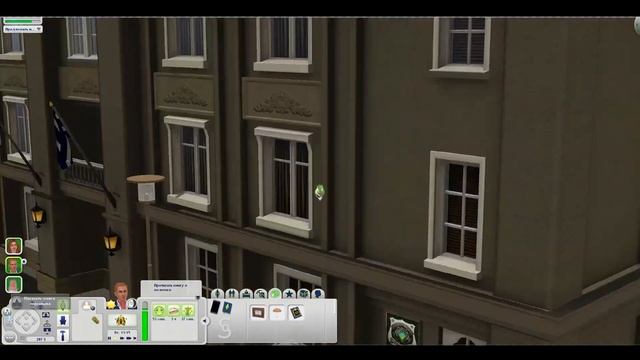 Симс 3 Династия Ходс ep 2 Болтаем с призраком смотреть онлайн