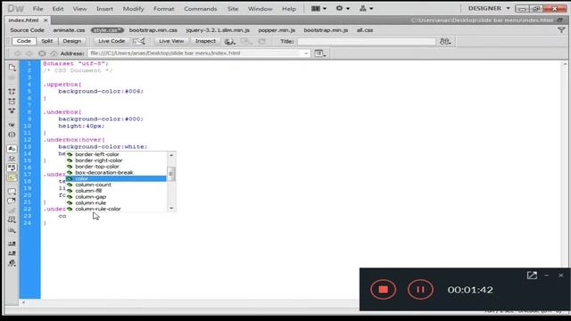How To Make Side Menu On bootstrap |responsive design| best Bootstrap tutorial смотреть онлайн