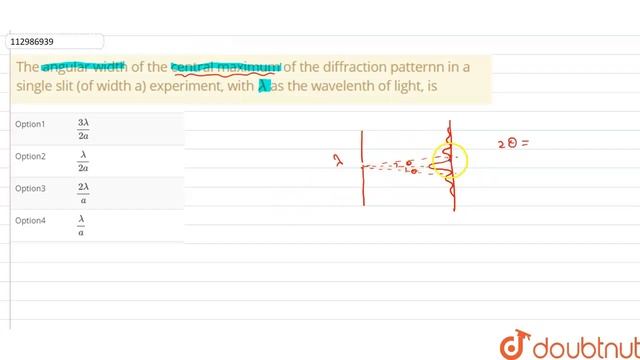 The angular width of the central maximum of the diffraction patternn in a single slit смотреть онлайн