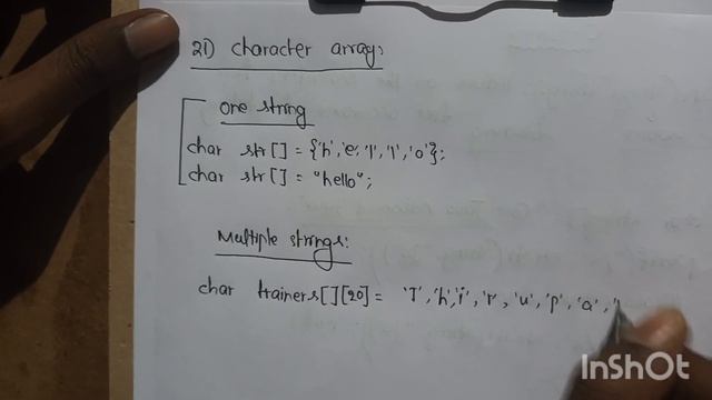 2D character array in C | Strings In C - Part -4 | Bhaskar sir смотреть онлайн