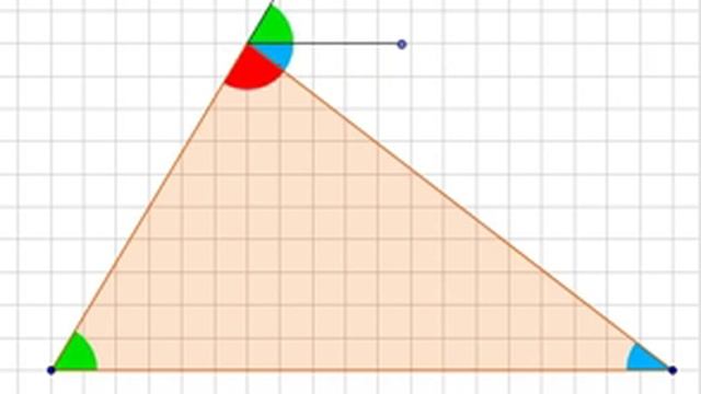 Теорема о внешнем угле треугольника смотреть онлайн