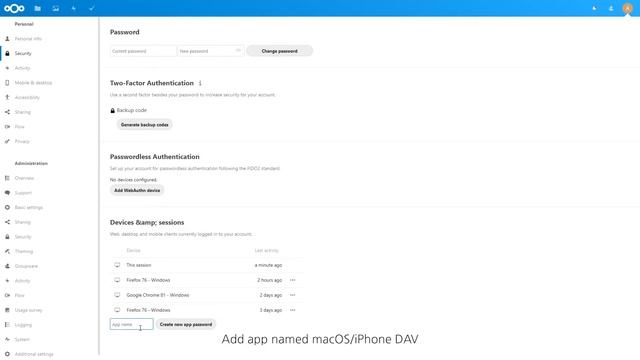 How to solve error when synchronizing nextcloud calendar with Apple Calendar while 2FA is enabled смотреть онлайн