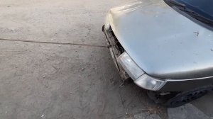 Рихтовка (вытяжка, вытягивание) телевизора ВАЗ 2110 с помощью другого авто.