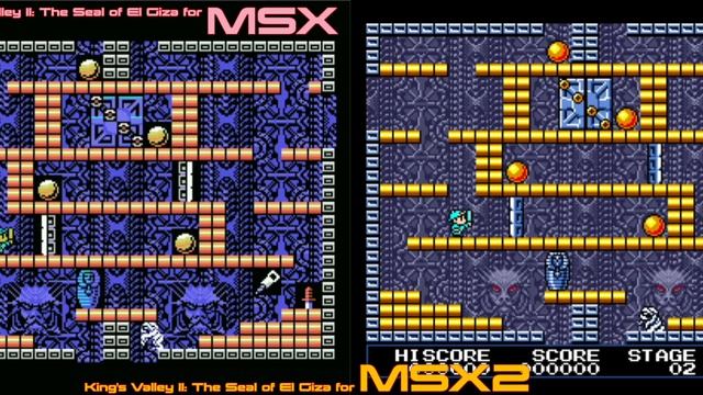 King's Valley II: The Seal of El Giza is a game for MSX and MSX2 смотреть онлайн