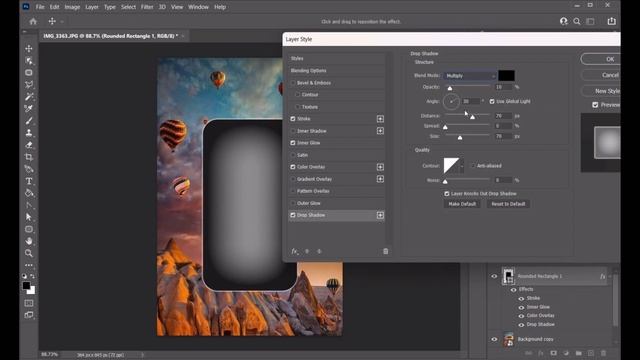 Glass Morphism Effect - Photoshop Tutorial 2023 смотреть онлайн