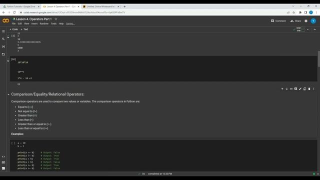 Learning to Code: Python Tutorials! Lesson 4: Operators! смотреть онлайн