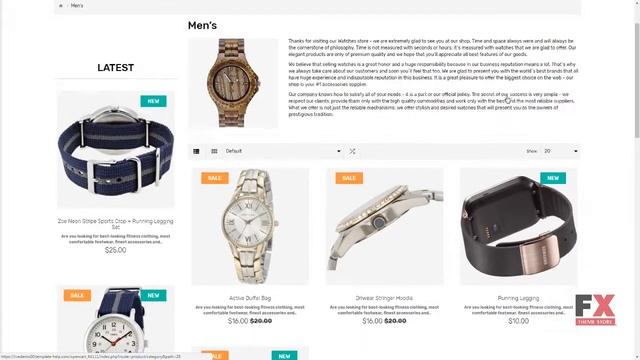Watches Responsive OpenCart Template TMT | Free Template Clayton Tyl смотреть онлайн