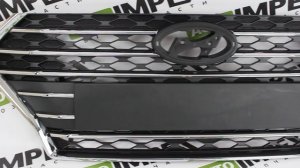 Решётка радиатора Luxe для Hyundai Solaris 2 2017-2020 года