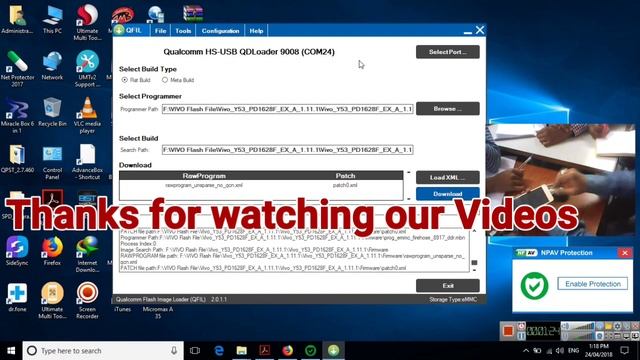 Vivo Qualcomm Flashing by Qfil Tool смотреть онлайн