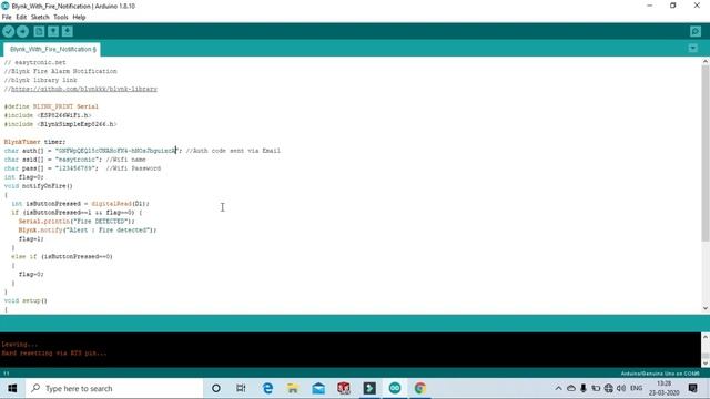 How to make IoT based Fire Alarm Notification System using NodeMCU ESP8266 2020 | Easytronic смотреть онлайн