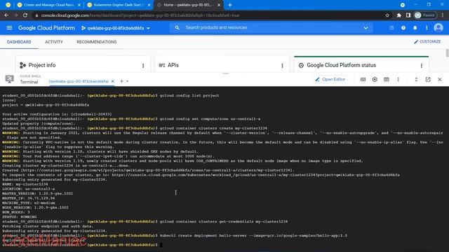 Kubernetes Engine: Qwik Start | GSP100 | 30 Days of Google Cloud | Qwiklabs | CodeManiac смотреть онлайн
