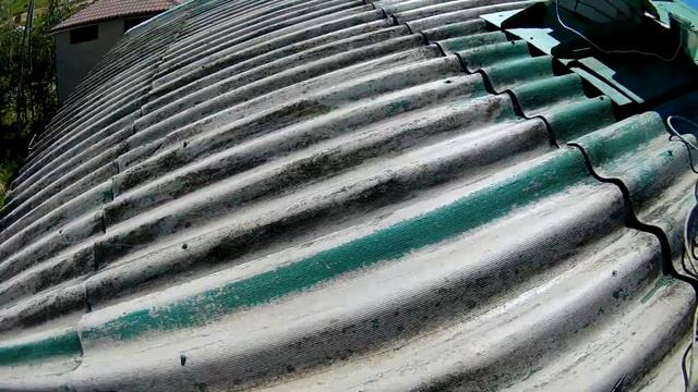 Мой опыт покраски крыши /кровли из шифера. смотреть онлайн