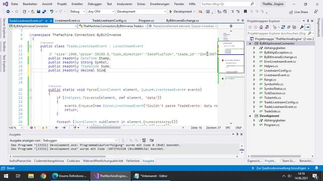 Ghostie programmiert: byBit Connector: #06 - WebSocket Events verbessern. смотреть онлайн