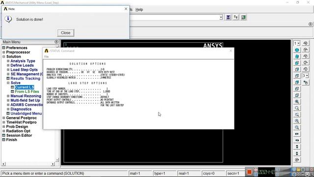 Ansys Mechanical APDL tutorial for beginners смотреть онлайн