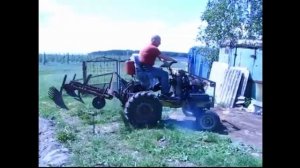 Трактор-самоделка из инвалидки