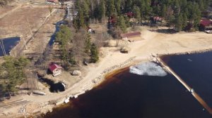 База отдыха Тридевятое царство, Чудское озеро, весна