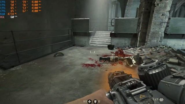Wolfenstein: The Old Blood | Core i3-10100F | GT1030 смотреть онлайн