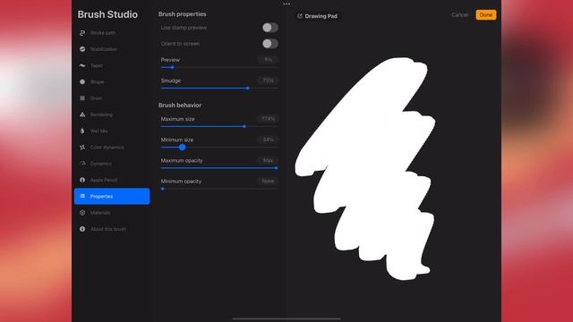 สอนทำบรัชโซ่ทองคล้องใจ ใอ ใอ ใอ~ | How I make chain brush on Procreate смотреть онлайн