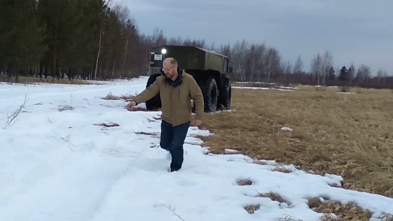 Тром полноуправляемый,первые выезды на природу. смотреть онлайн