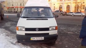 VW Transporter T4 2.4D AAB Engine sound . Запуск и работа двигателя 2.4 AAB.