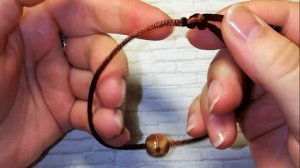 Скользящий узел на браслете за 5 минут| Sliding knot on the bracelet