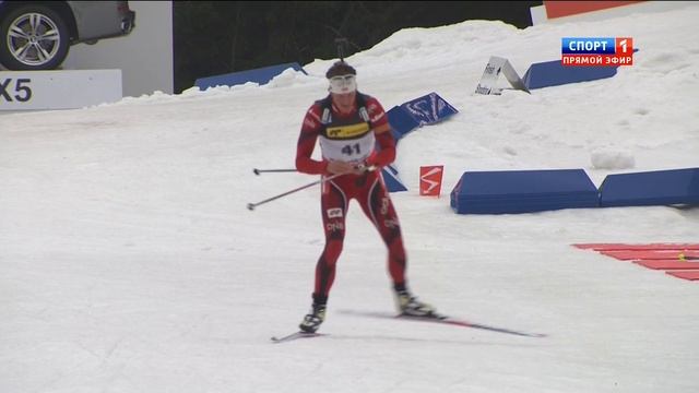БИАТЛОН. КМ 2013-14. Осло-Хольменколлен (Норвегия). Мужчины. Спринт 10 км. Спорт. 20.03.2014. 1080i смотреть онлайн