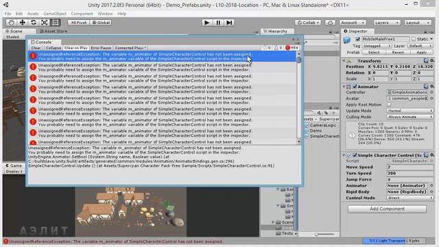 Новый Asset Store Unity: подбираем персонажа