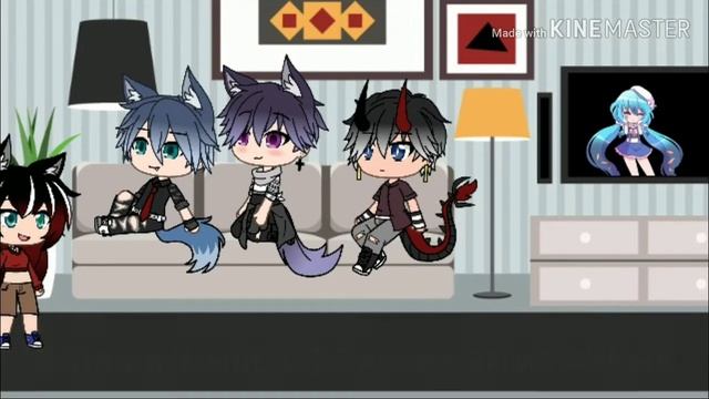 1 сестра и 3 сводных брата/серия 4/gacha life на русском смотреть онлайн
