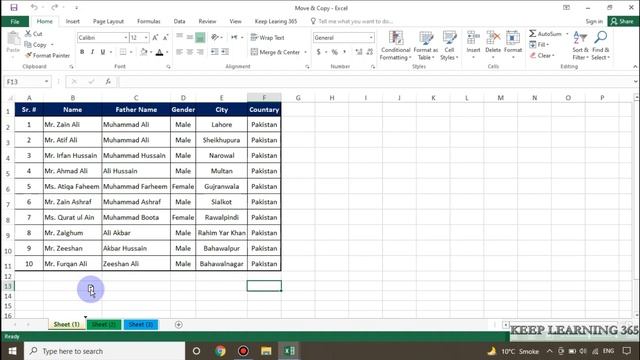 HOW TO QUICKLY COPY OR MOVE SHEETS IN EXCEL IN URDU смотреть онлайн