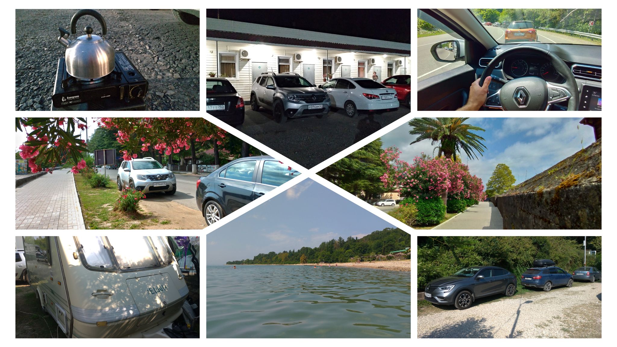 "Приключения" в Абхазии 2022. Тёплое море и грабёж. Дорога домой. Серпантин, М4-Дон. Итоги поездки смотреть онлайн